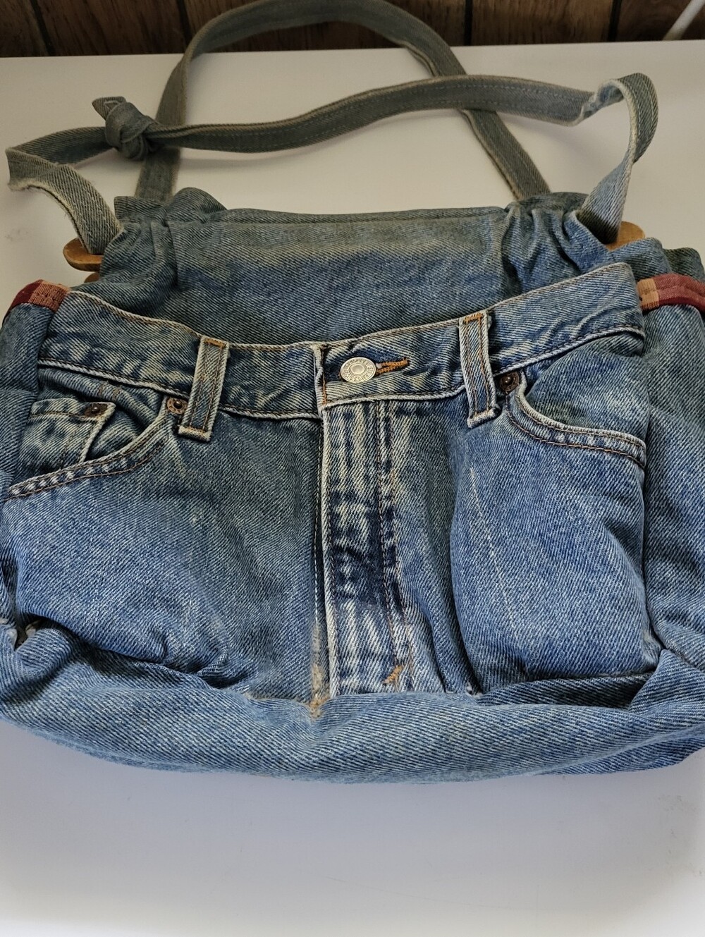 Vintage Levi’s Strauss Denim Handbag, Handmade